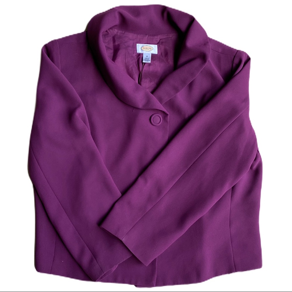 Talbots Plum Blazer